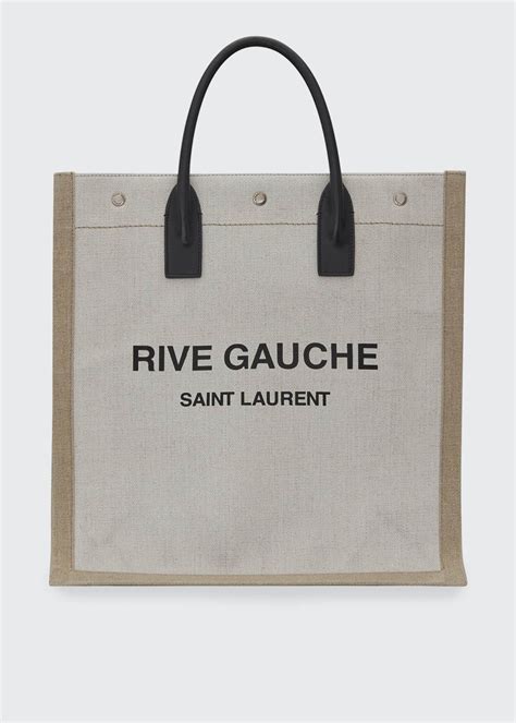 ysl noe|RIVE GAUCHE large tote bag in smooth leather .